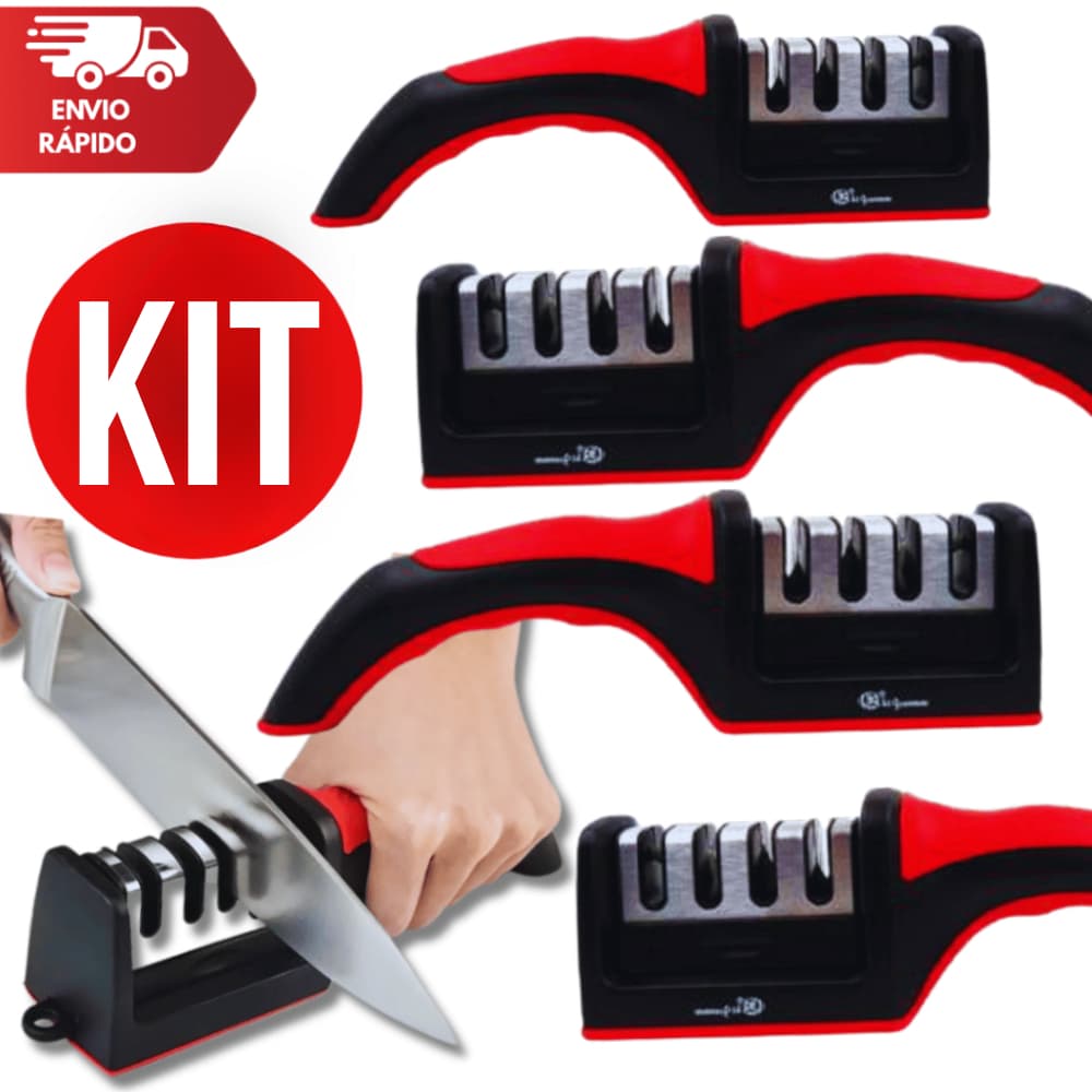 Afiador de Faca Rápido e Eficiente | Kit de Cozinha Prático Manutenção de Facas  Amolador de Faca Profissional
