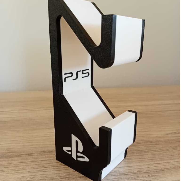 Suporte Duplo Controle PS5 Base Suporte Gamer Organizador DualSense Para 2 Controles Video Game