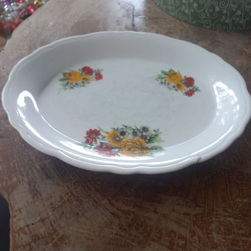 Travessa Porcelana pure  antiga 28cm de comprimento
