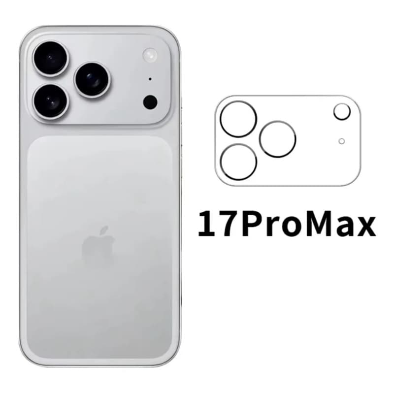 Película proteção para câmera iphone 17 pro max