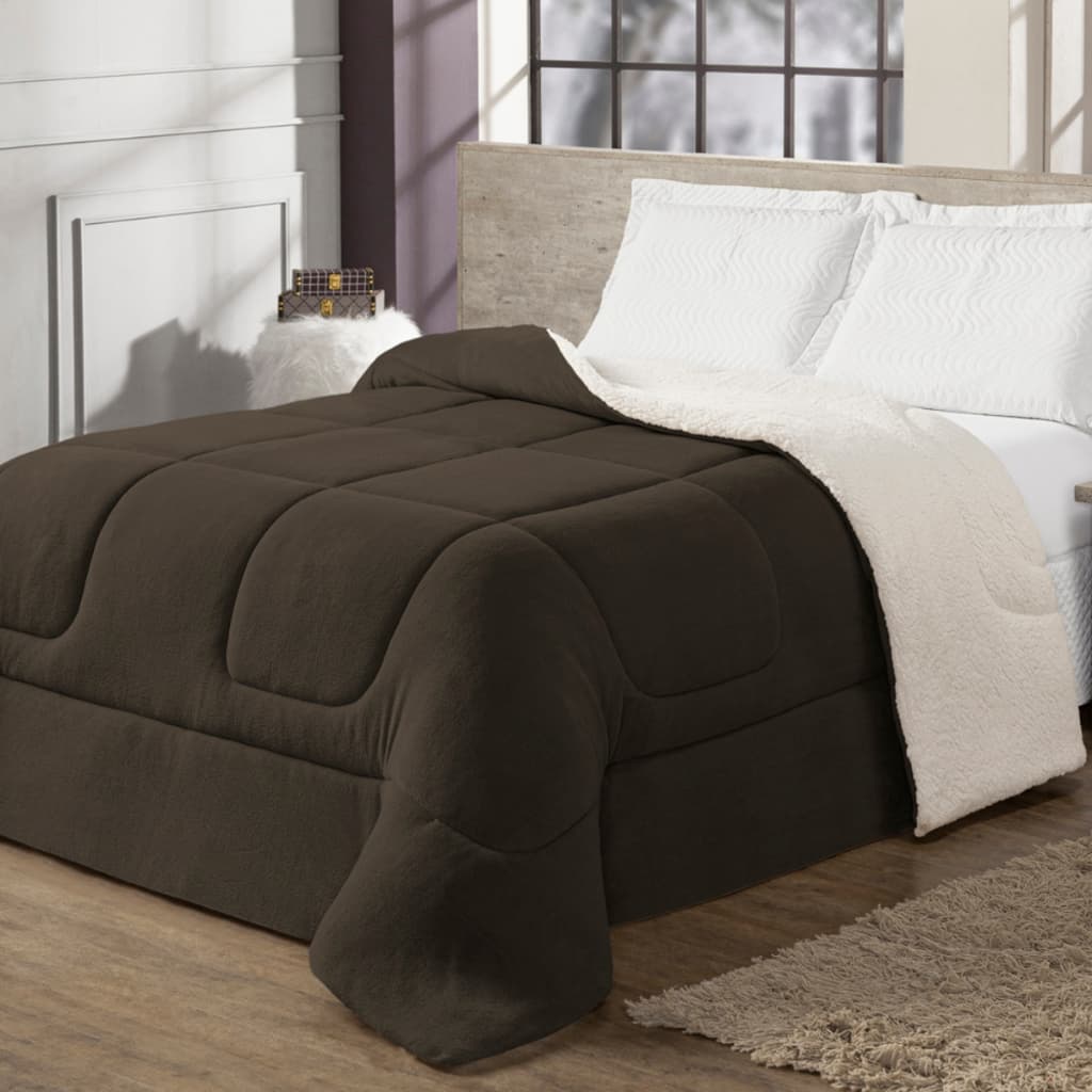 Coberdrom Queen Dupla Face Ideal para Dias Frios - Escolha a Cor