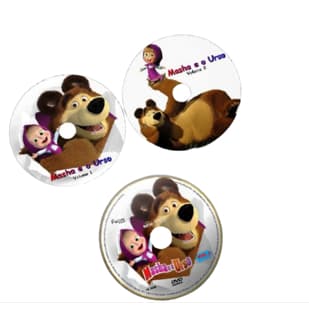 Masha E O Urso - 3 DVDs Volumes 1, 2 & 3