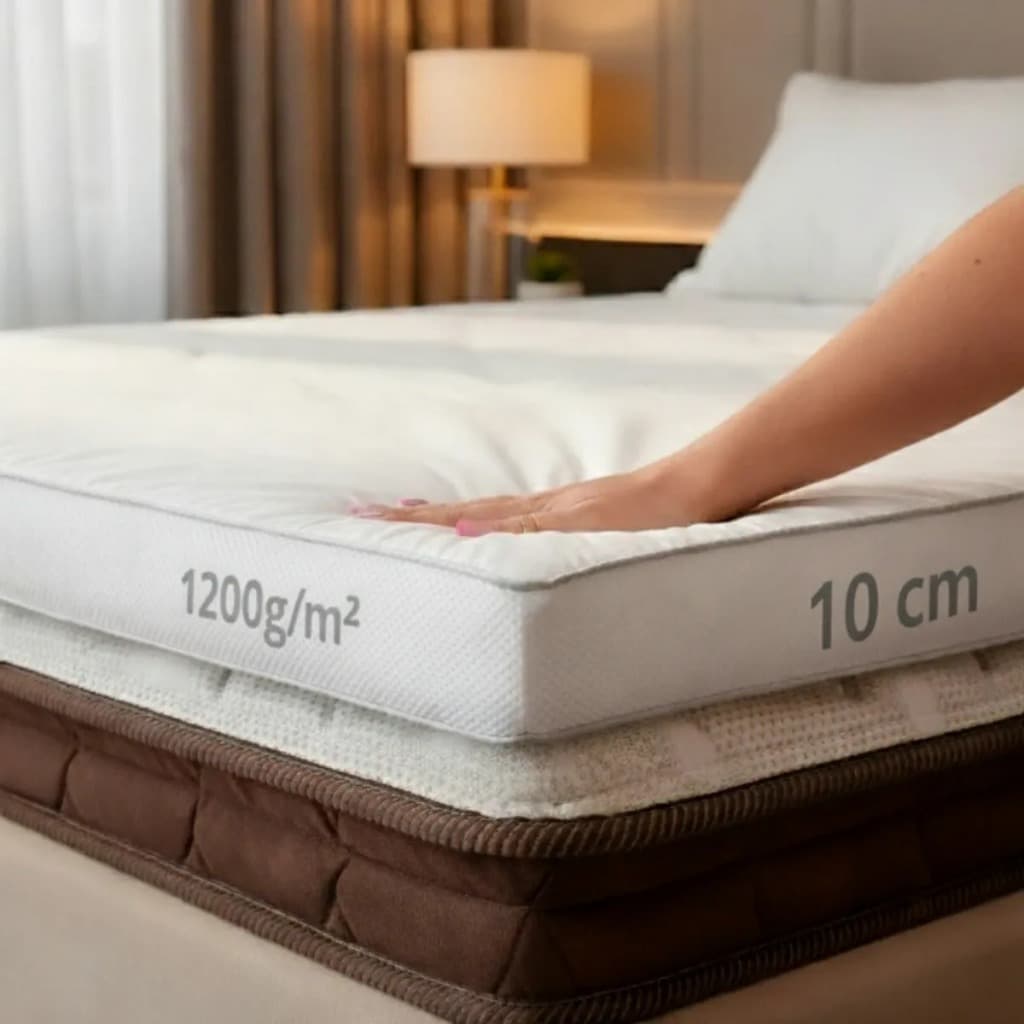 Pillow Top King - Suave ao Toque 1200g/m² Protetor Super Fofo Micropercal