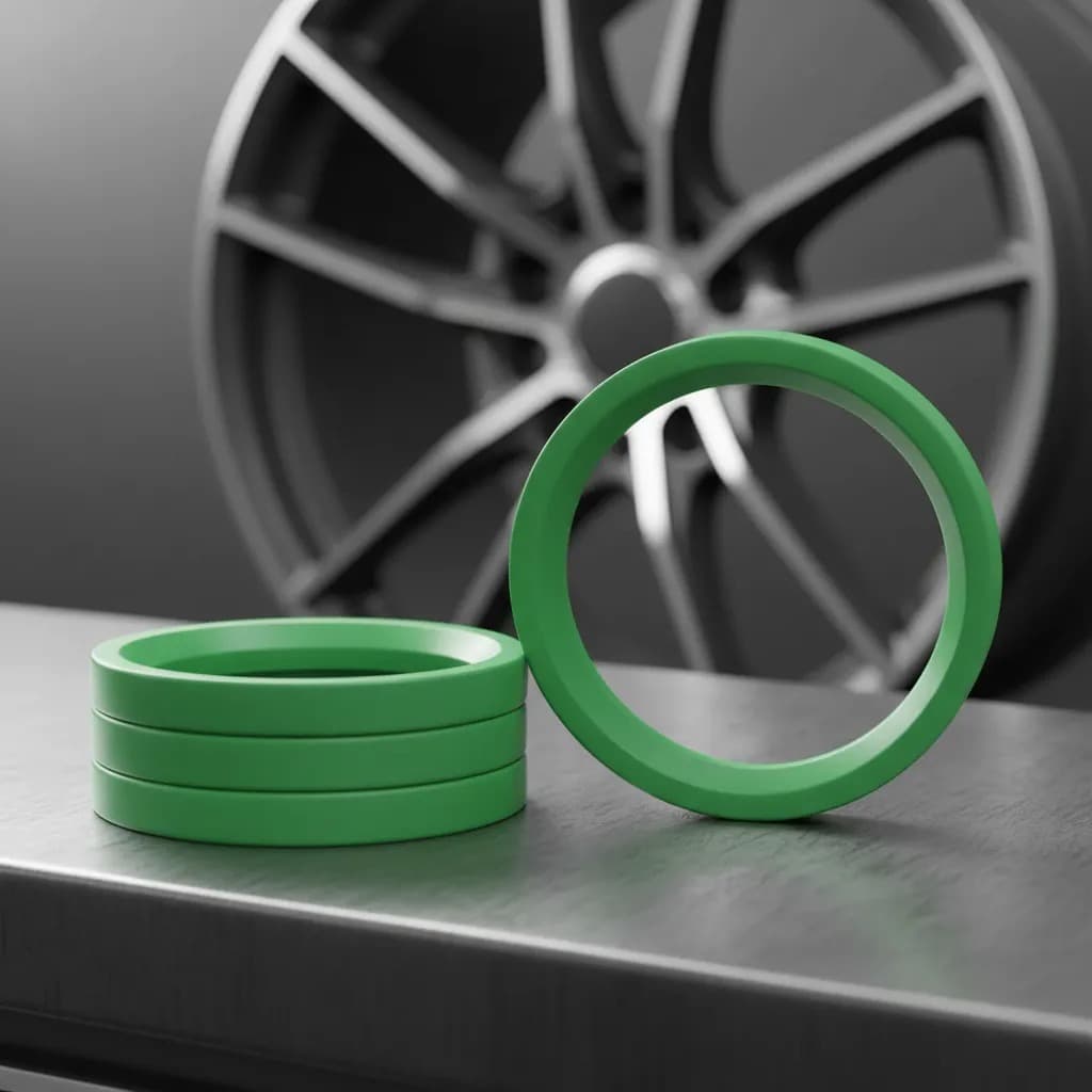 Anel Centralizador Para Roda Esportiva Liga Leve Ford Verde 63,50mm