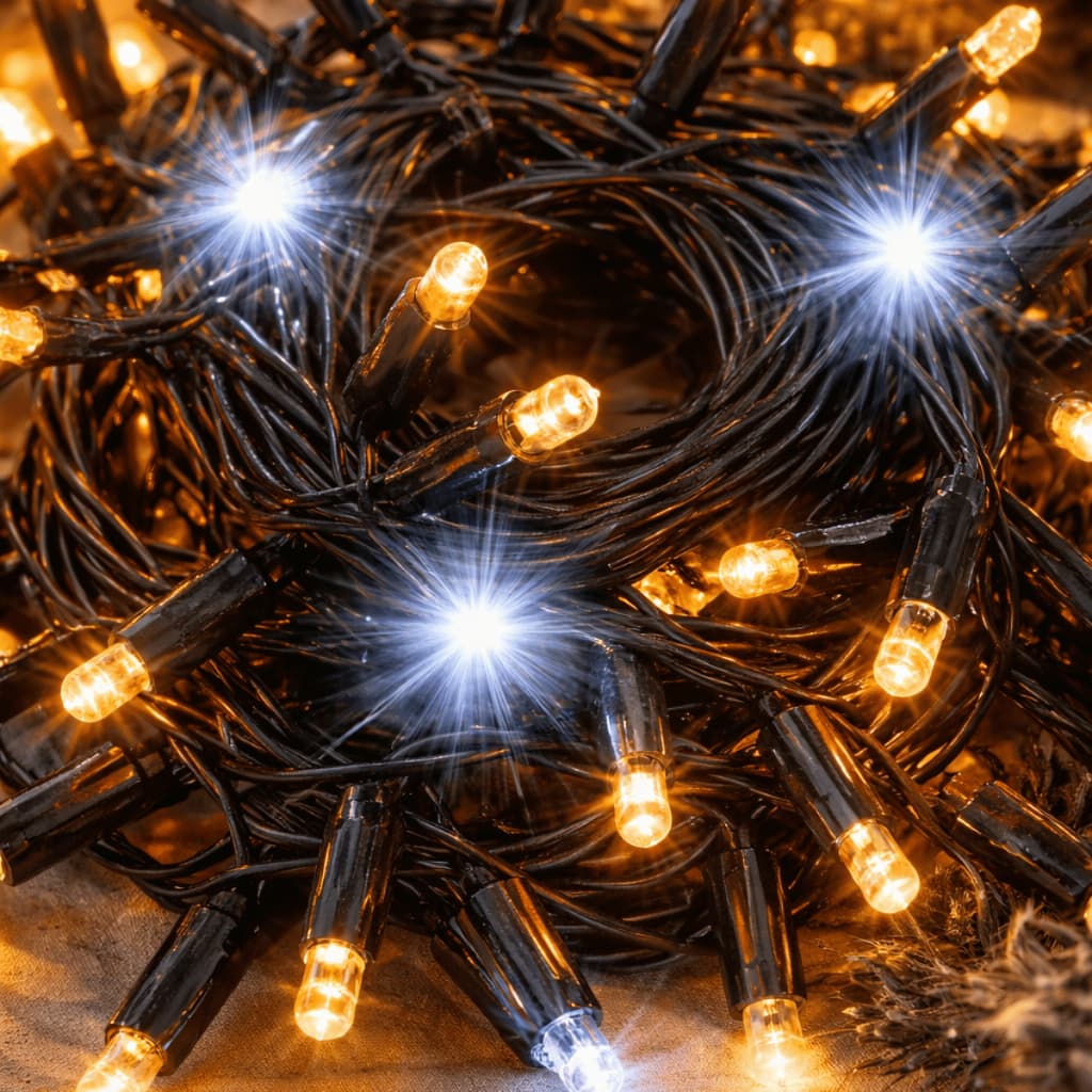 Cordão Pisca C/strobinho 300Leds 30m 240fixo 60pisca 220v C/emenda Fio verde