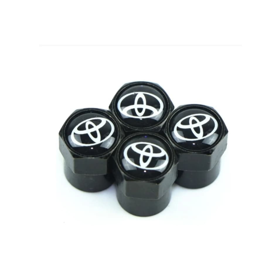 Kit Toyota Tampa Bico Válvula Pneu Hilux Etios Corolla Yaris Roda Pino Capa Biquinho