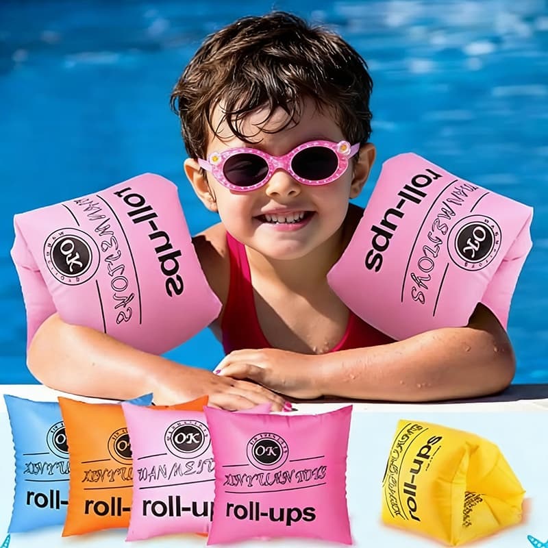 Boia de Braço Infantil Inflável Braçadeira Indicado para Natação Piscina Praia Criança 22Cm