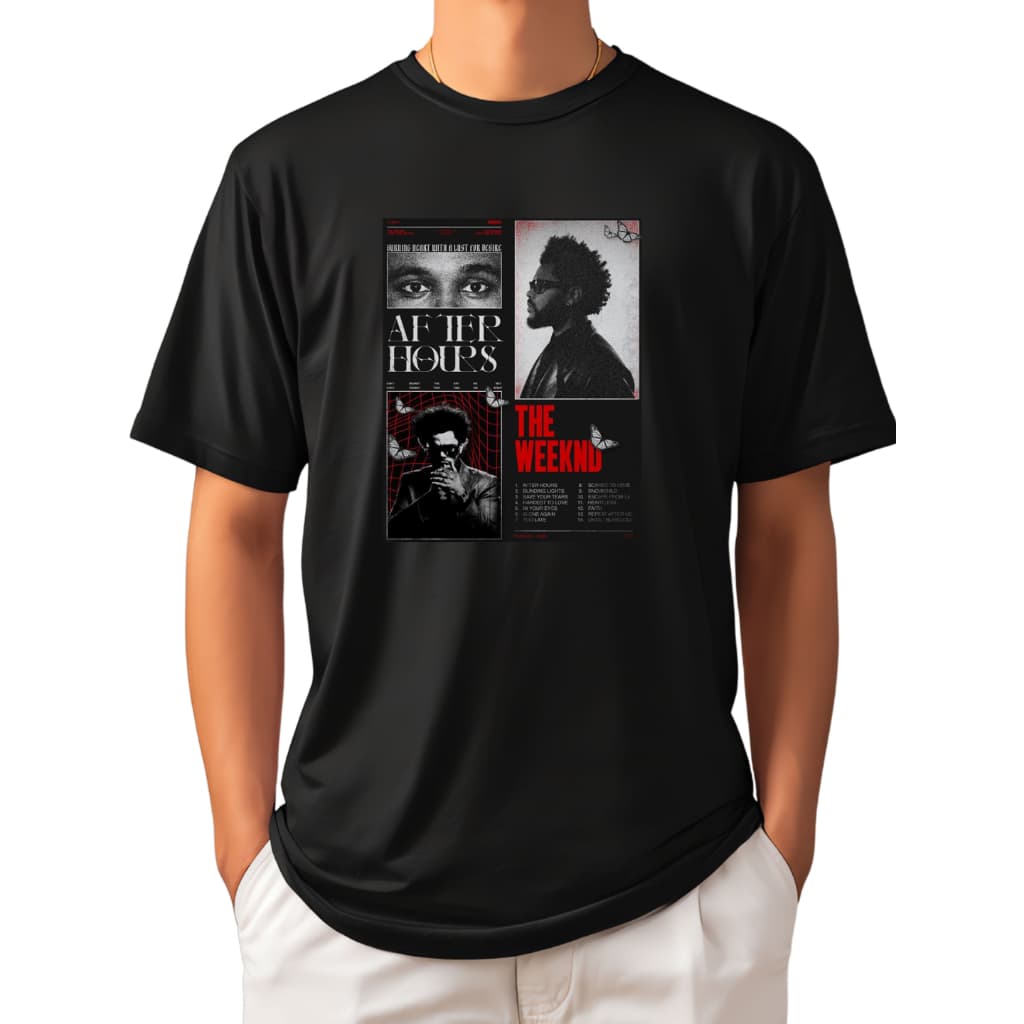 Camiseta Camisa The Weeknd 100% Algodão