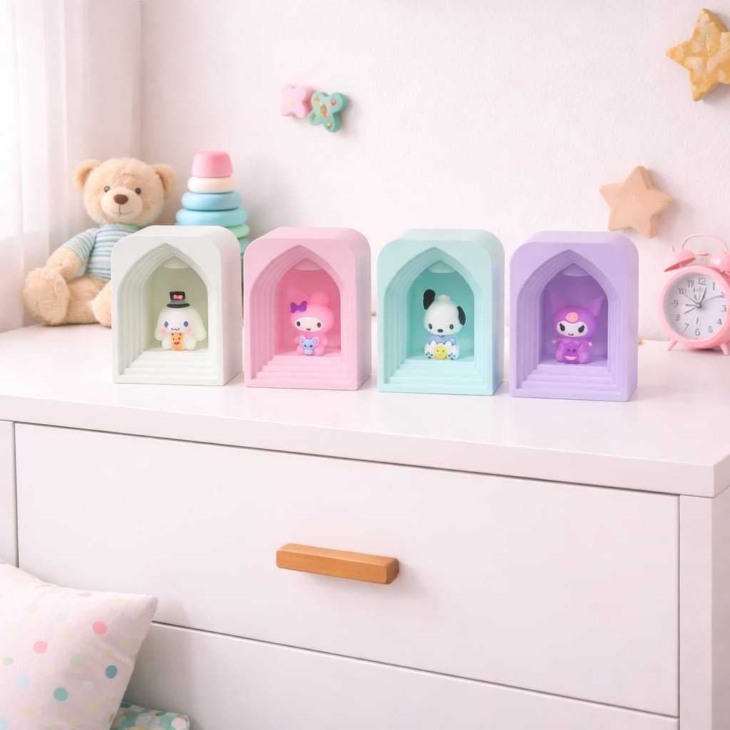 Mini Luminária Led Portátil a Bateria Luz Noturnaa infantilll recarregávelll decoração quartooo bebê