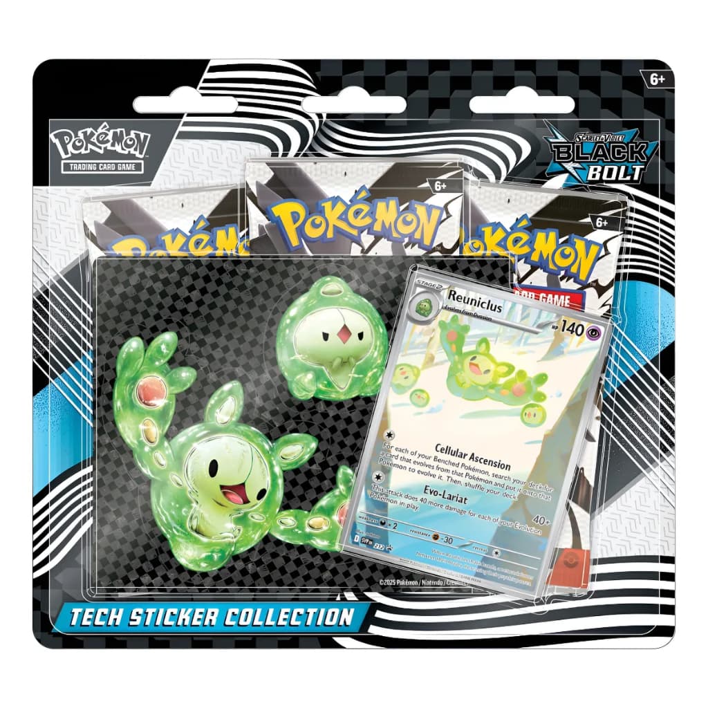 Blister Triplo Tech Sticker Collection Reuniclus em Inglês