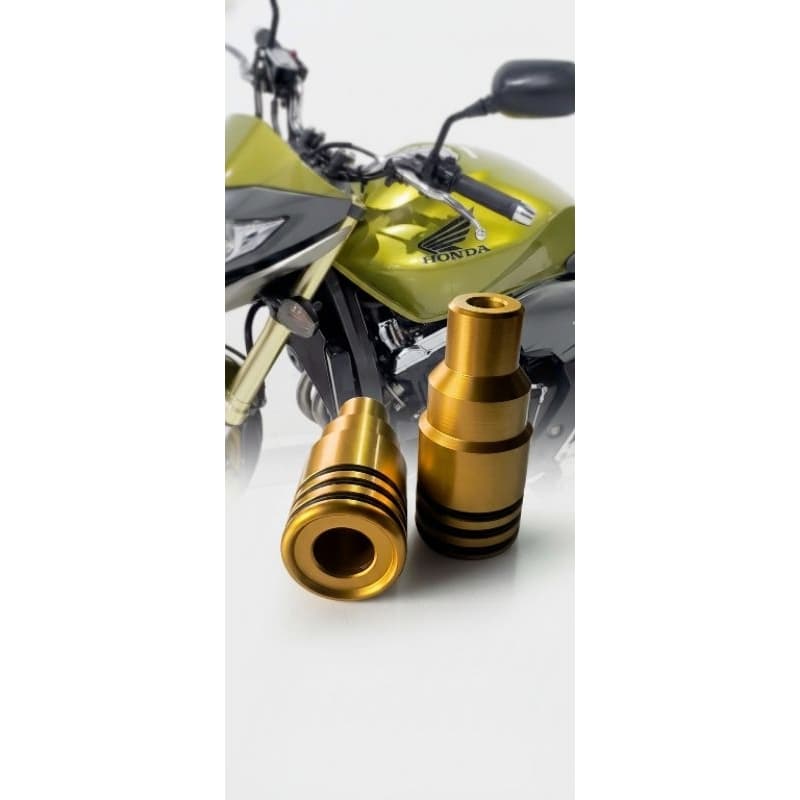 Slider Aluminio proteção moto Honda Hornet injetada 2 Peças