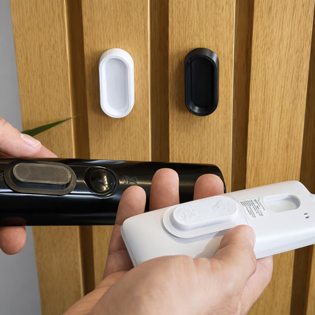 Suporte Magnético Multiuso –  Controle Remotos e Pequenos Objetos Sem Furação - Fita Dupla face