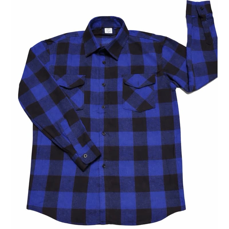 Camisa Masculina Xadrez Flanelada blusa de manga longa
