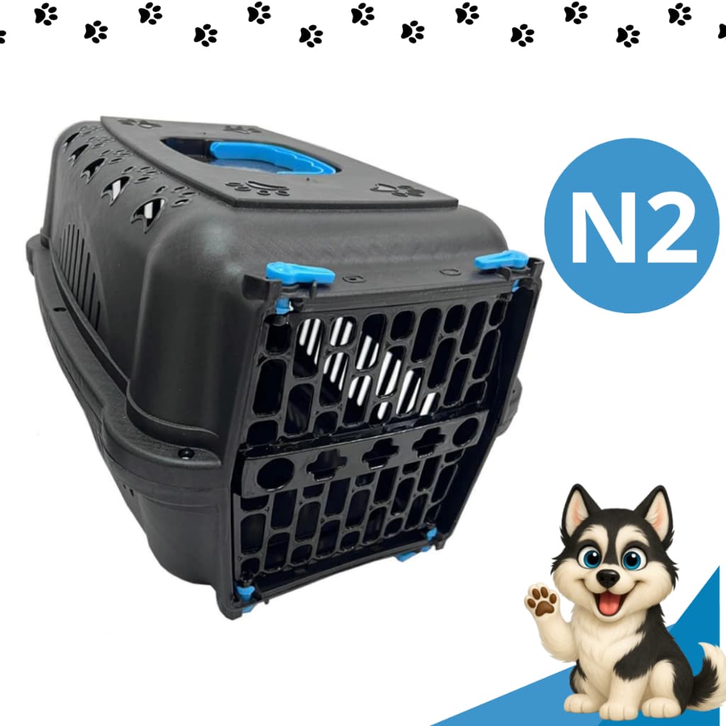 Caixa De Transporte Pet Para Cães Gatos Coelhos N2 - Durapets