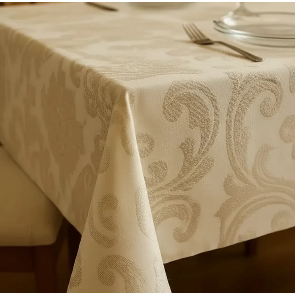 Toalha de Mesa Jacquard Casa Elegante Vários Tamanhos