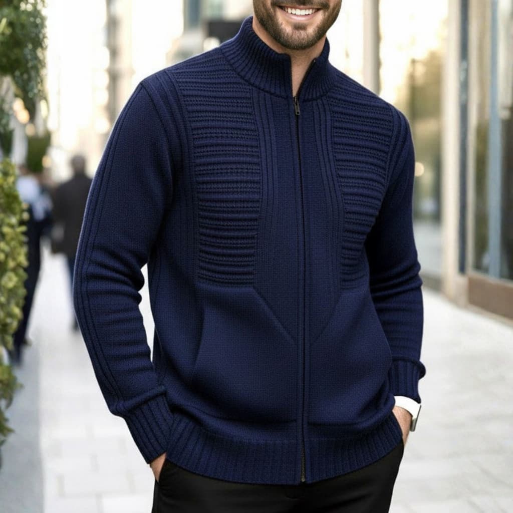 Blusa De Frio Suéter Masculino Lã Quentinha Inverno Tricô Luxo