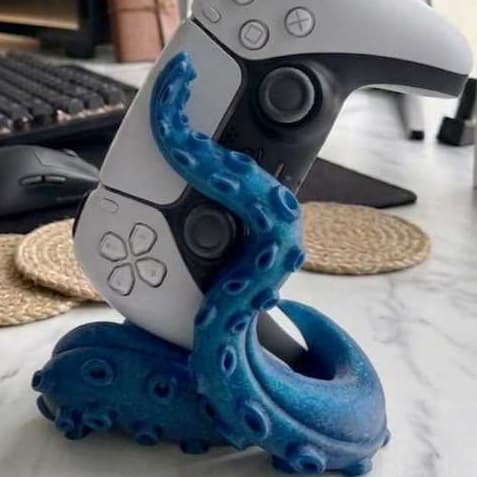 Suporte de controle~ Gamer ~PS5 ~Polvo ~Tentáculos~ Sony Octopus Gamer Play Station 5