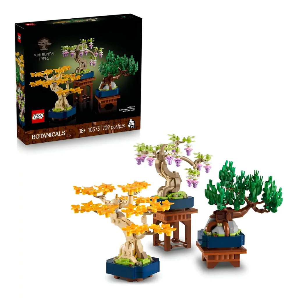 Coleção Lego Botanicals Bonsai Mini Trees 10373 - 709 Unidades