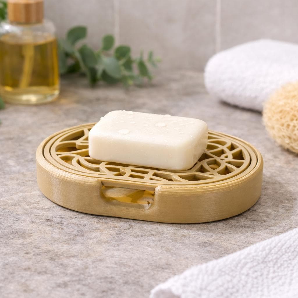 Porta Sabonete Luxo Banheiro Pia Lavabo Drenagem Rápida Premium