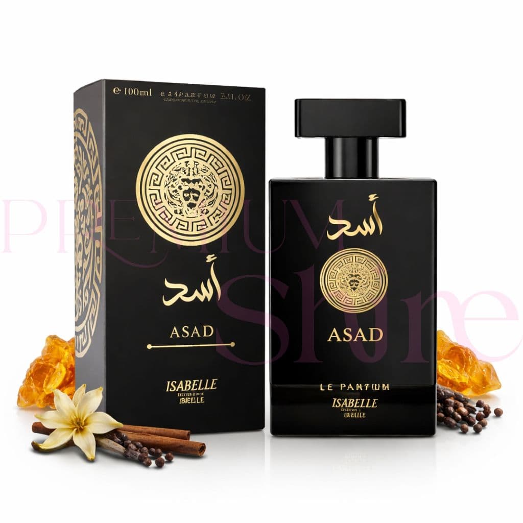 Perfume Árabe Asad Isabelle la Belle EDP 100ml Masculino Alta Fixação Projeção Duradoura