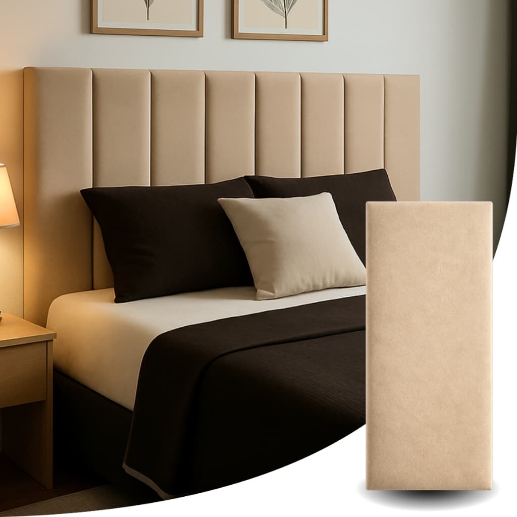 Kit Cabeceira Modular Adesiva Completa Cama Solteiro Casal Queen King - Envio Imediato