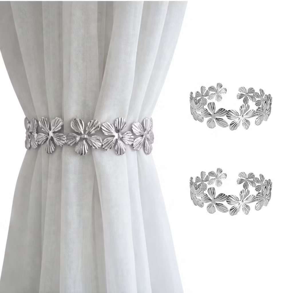 Pulseira Feminina em Ferro com Design Elegante de Borboleta ou Flor