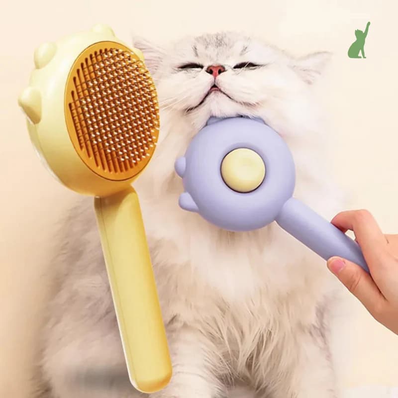 Escova Pet Rasqueadeira Tira Pelos Mortos Cães Gatos Macia