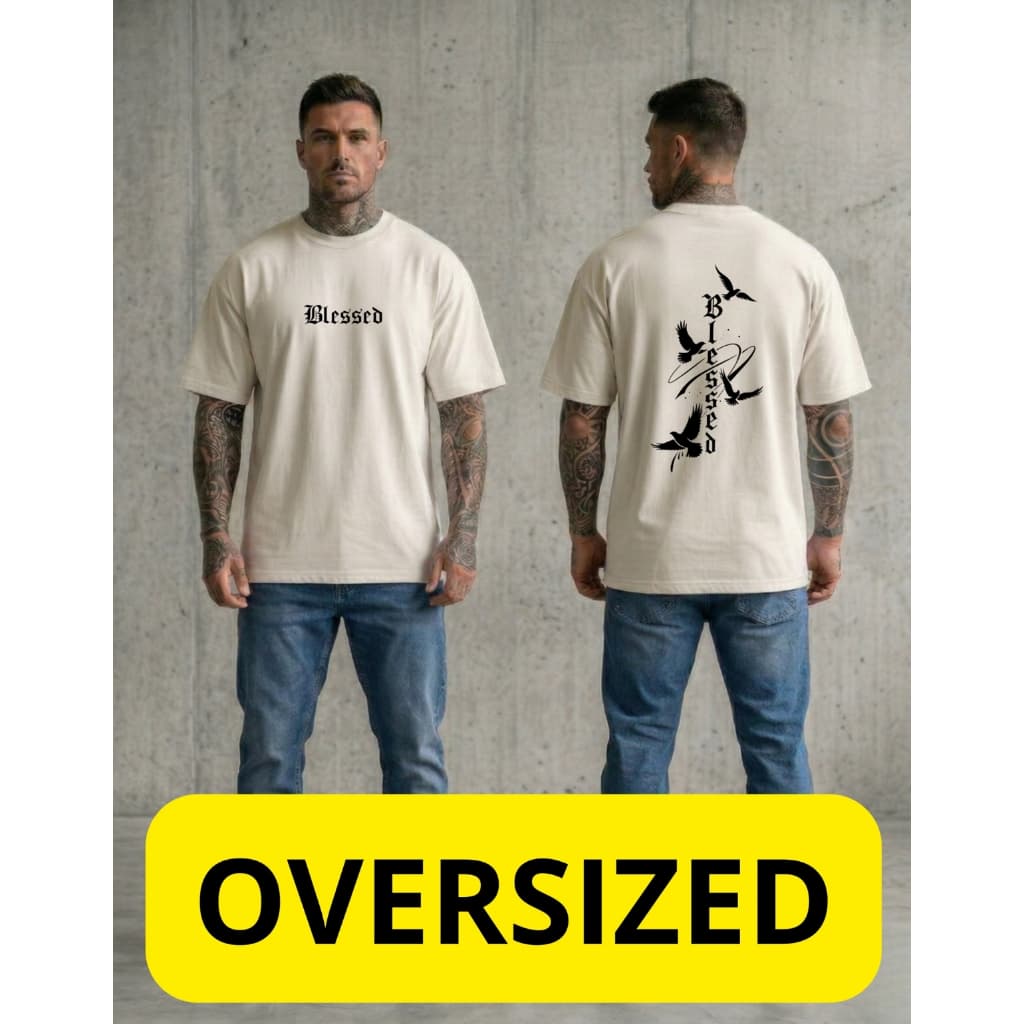 CAMISETA OVERSIZED ESTAMPADA – MACIA, CONFORTÁVEL E CASUAL DE ALTA QUALIDADE