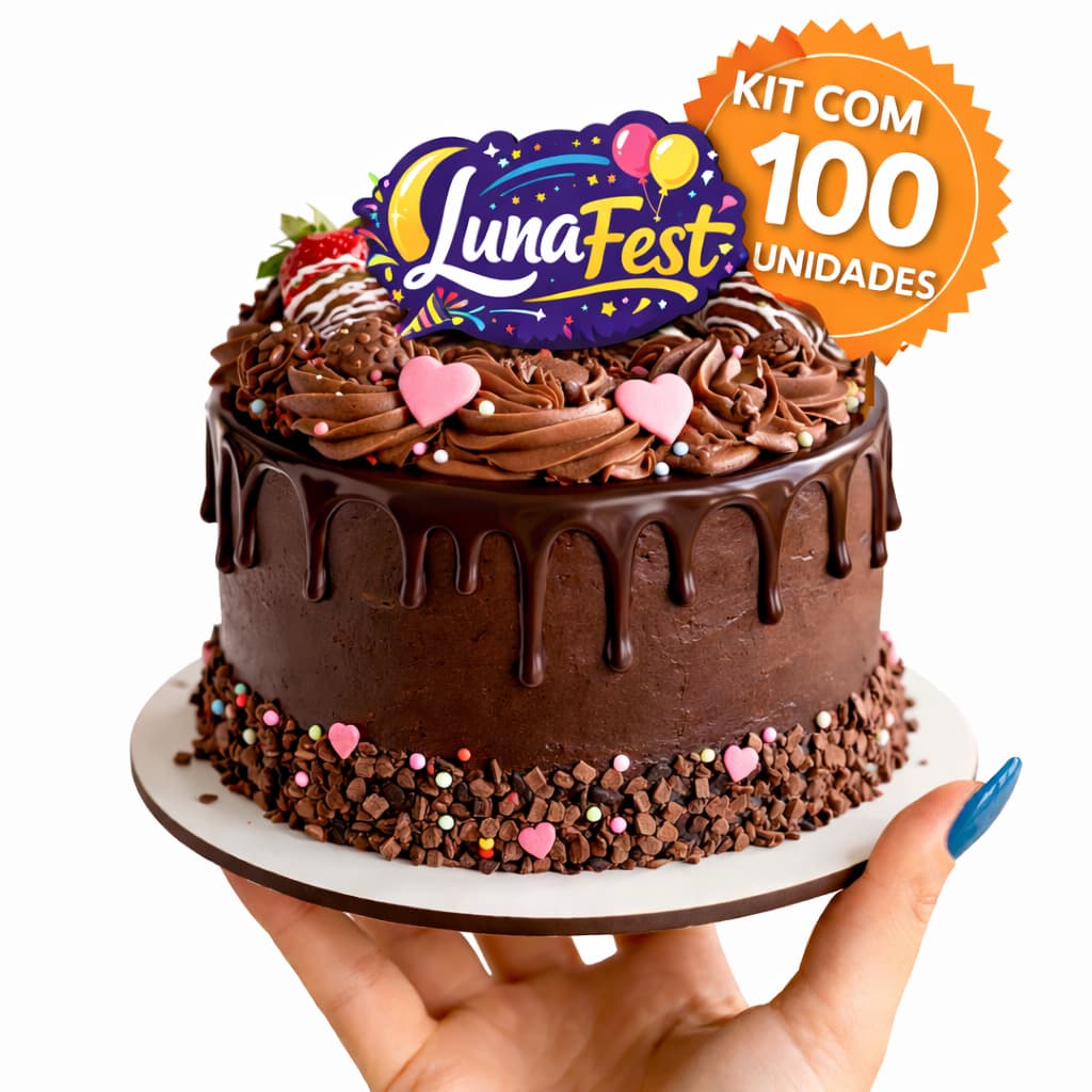 Cake Board MDF 10cm C/100 Unidades cakeboard tabua Tabuleiro bolo confeitaria