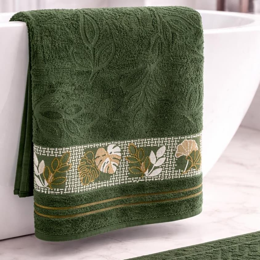 Toalha de Banho Botanic 100% Algodão Maciez Premium Grossa 70x135cm