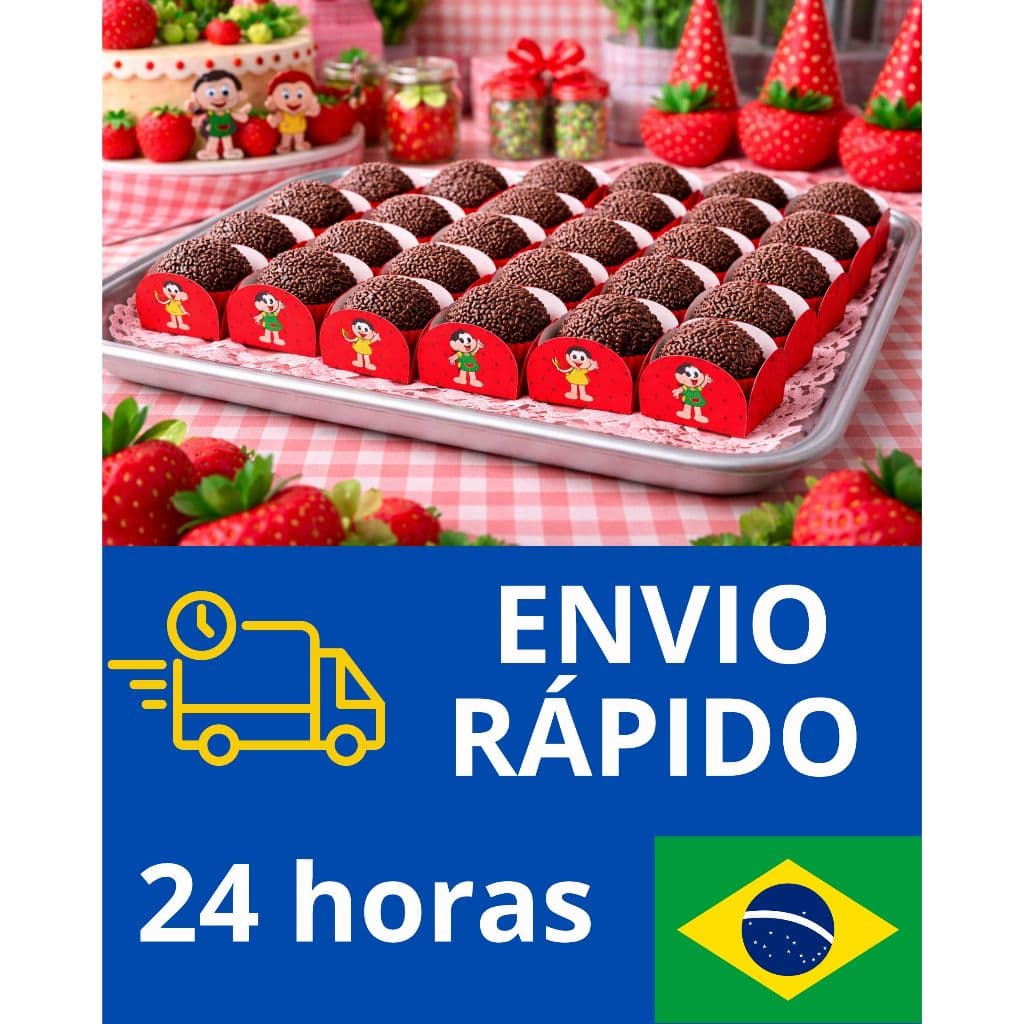 ENVIO RÁPIDO Forminha 4 Pétalas para Doces - Festa Aniversario