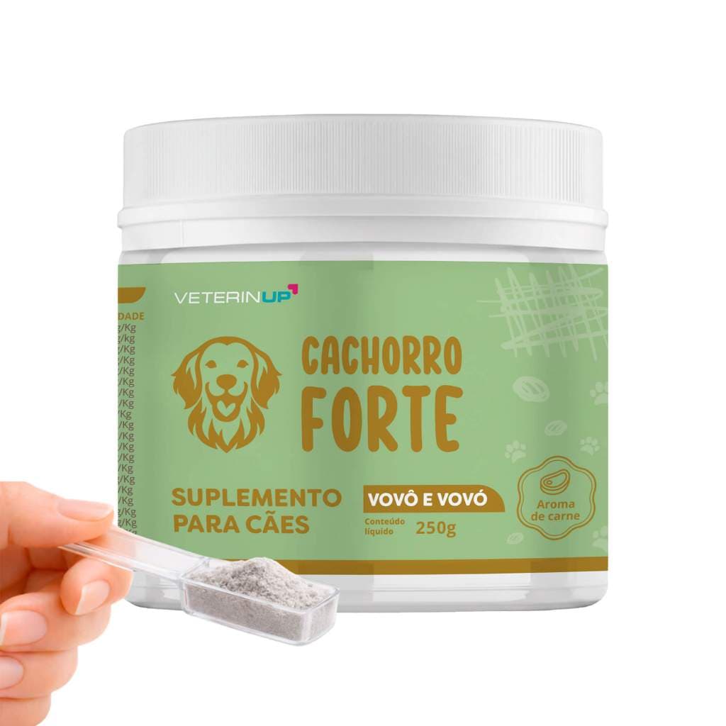 Suplemento Cachorro Forte Vovô e Vovó 250g Suplemento para Cães com Glucosamina e Condroitina