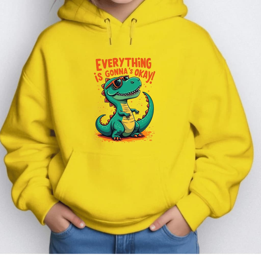 Moletom com Bolso Capuz Infantil Dino Criança Escolar Frio Blusa de Frio Envio Imediato