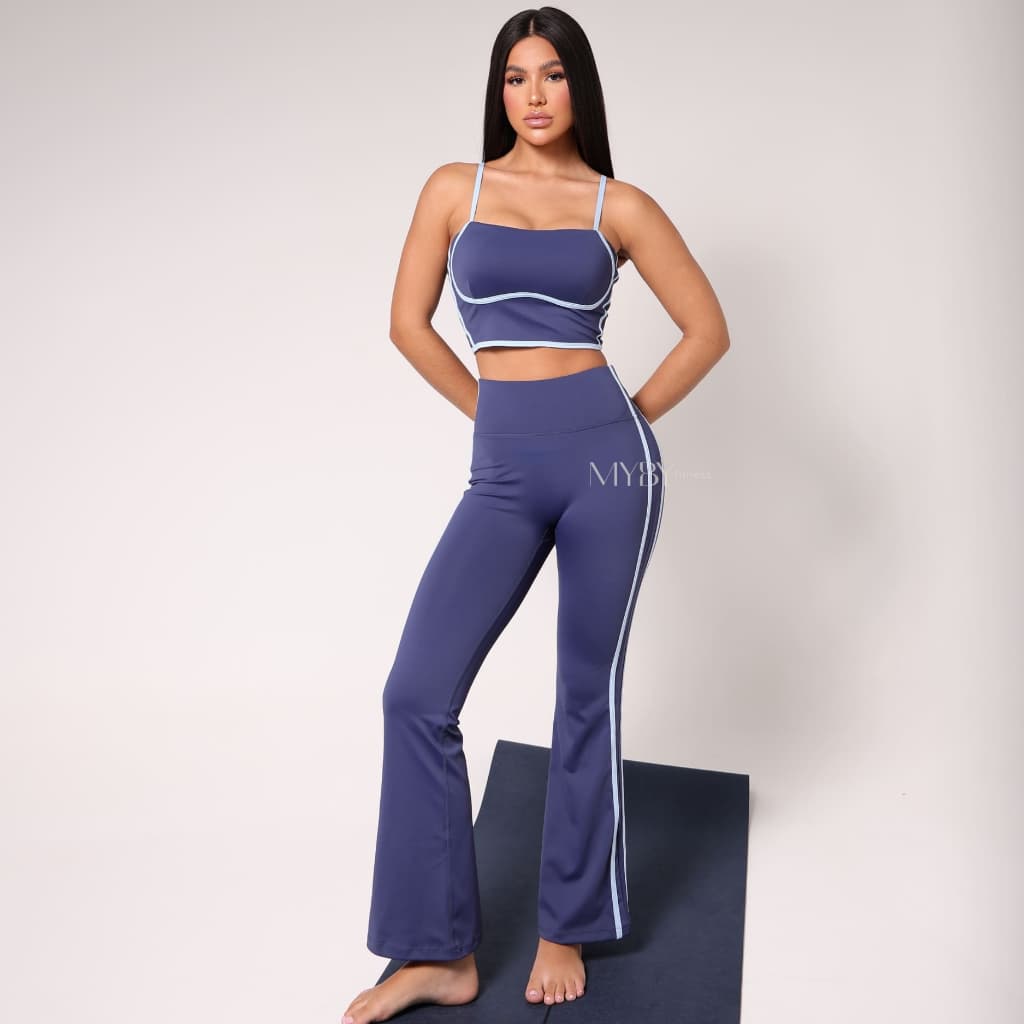 Conjunto Fitness Feminino Poliamida 3D Confortável  Estiloso Ideal para Treinos e Atividades Físicas