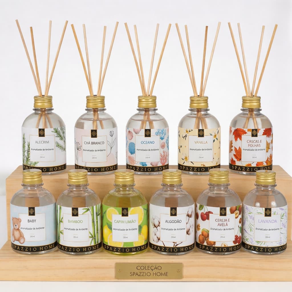 Difusor De Ambientes Casa Perfumada Aromatizador De Ambientes 11 Fragrâncias