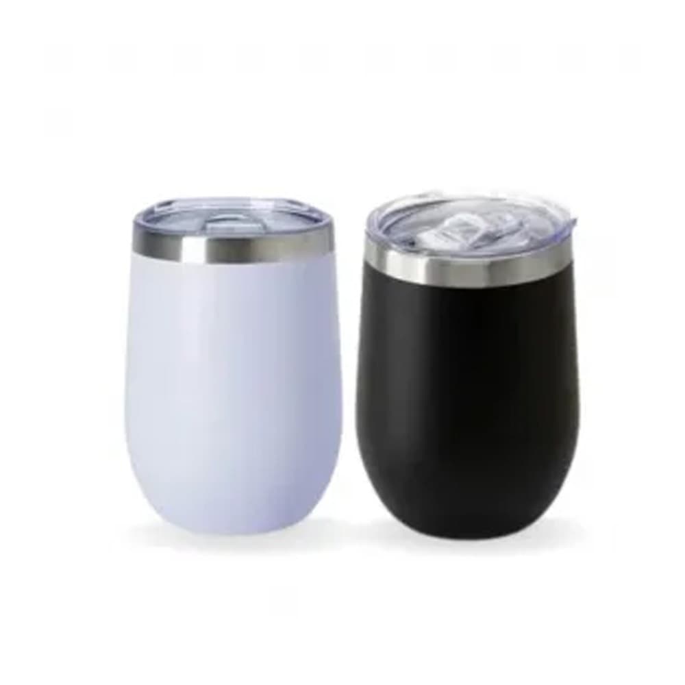 Copo Cuia Térmico Cerveja Café Bebida 360ml Com Tampa Anti Vazamento Inox