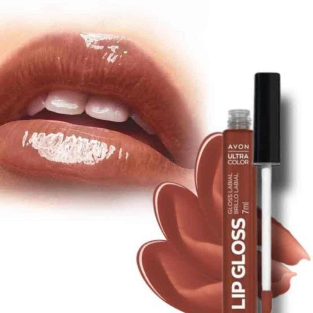 Gloss Brilho Labial Marrom Hidratante Nude Rosa Avon Lip Gloss