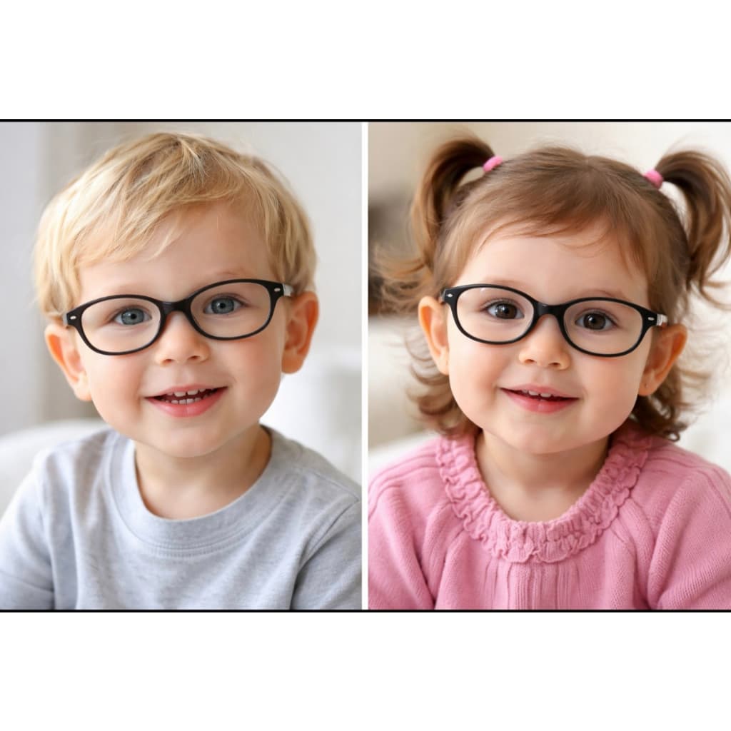 OCULOS ARMAÇAO INFANTIL 1 A 3 ANOS REF S 3040P PRETO