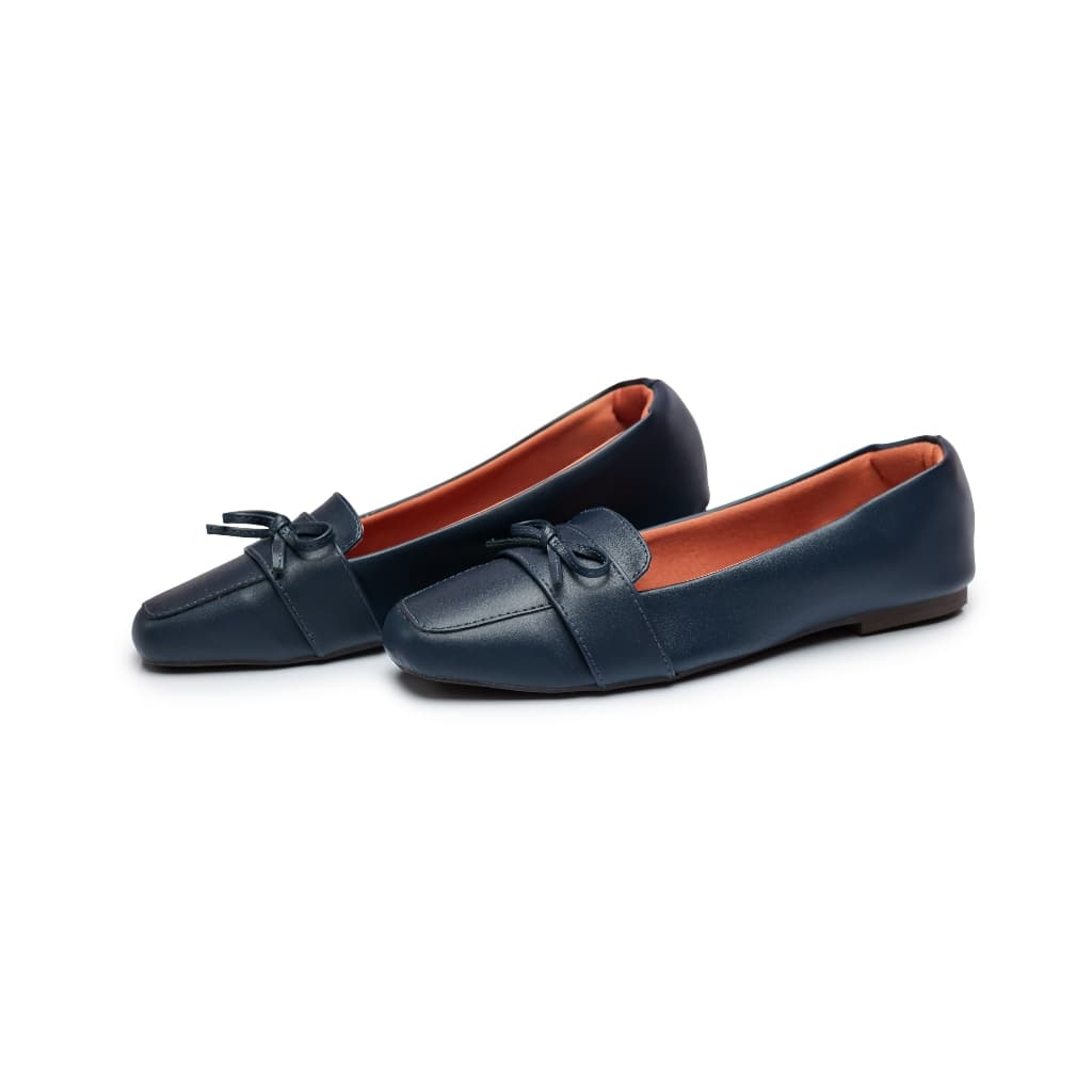 Sapatilha Feminina 40 41 42 43 44 Confortável Bico Quadrado Mocassim Loafer Casual
