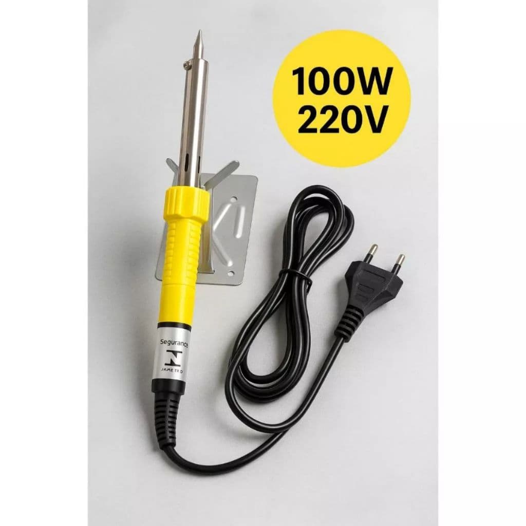 Ferro De Solda Profissional Alta Potencia 100W 220V Ferramenta Eletrônica Precisão