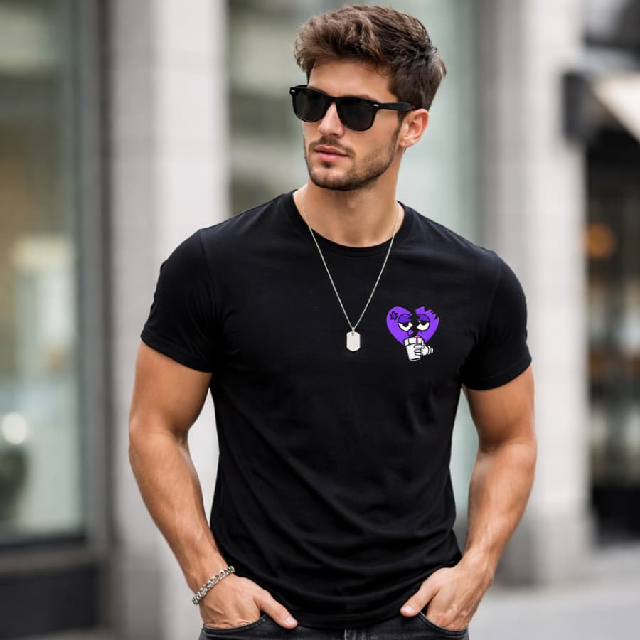 Camisa Camiseta Masculina Básica Blusa Streetwear 100% Algodão Estilosa Moderna Casual
