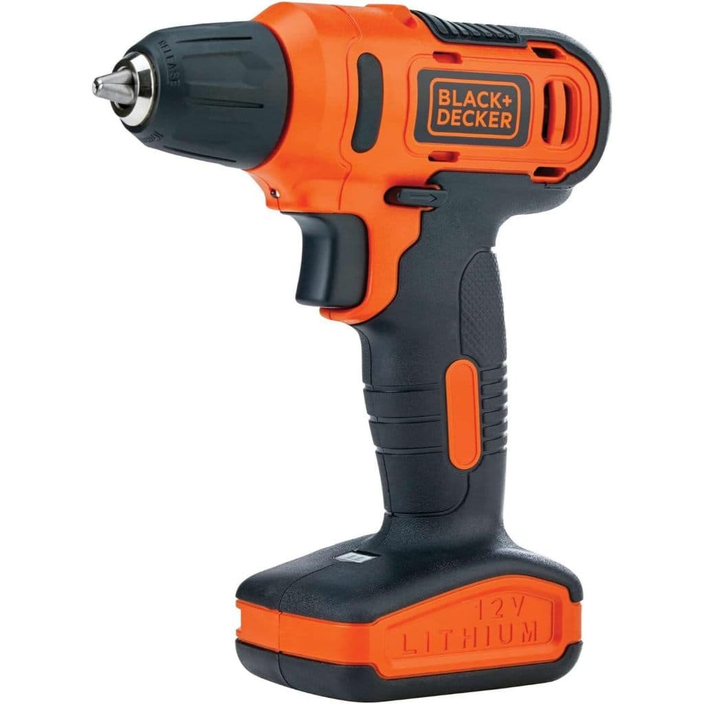 Parafusadeira / Furadeira 3/8" (10mm) 12V Íon de Lítio com 13 acessórios, Bivolt - Black + Decker
