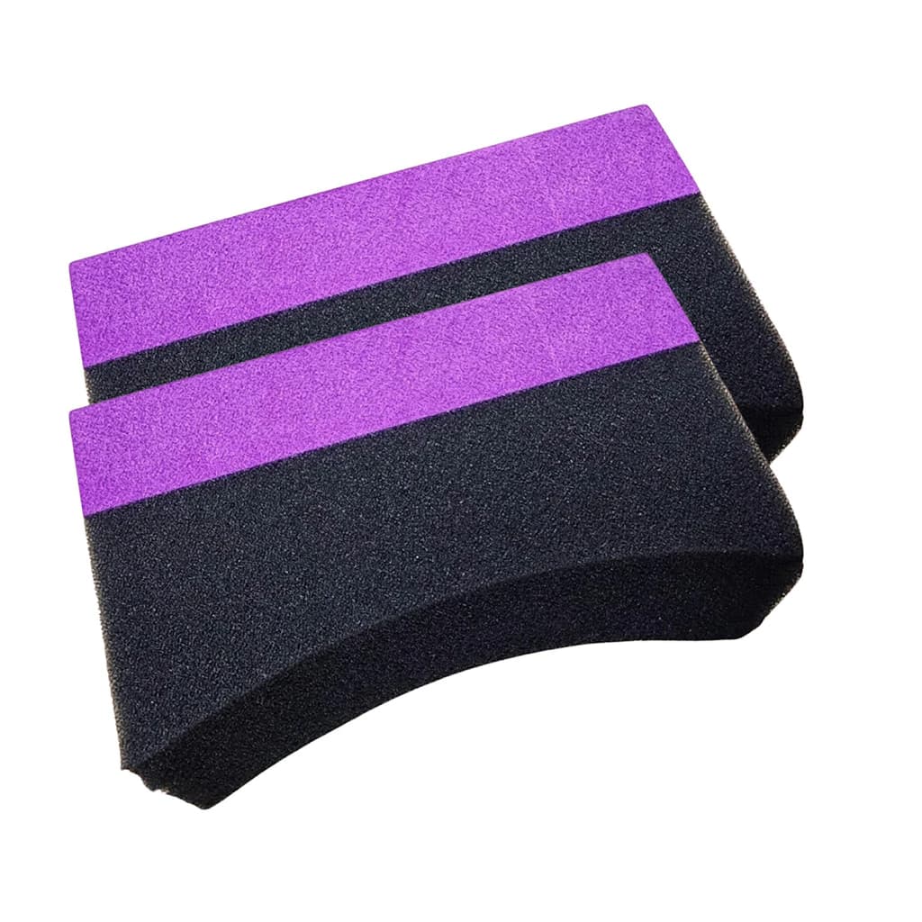 Kit 2 Aplicadores de Pretinho para Pneu Zacs Espuma Curvada Anatômica