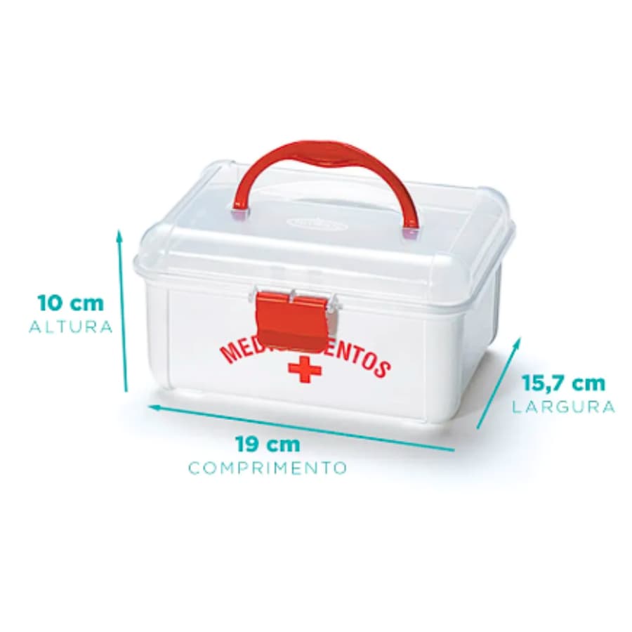 Maleta Medicamento Pequena Frasqueira - Nitron