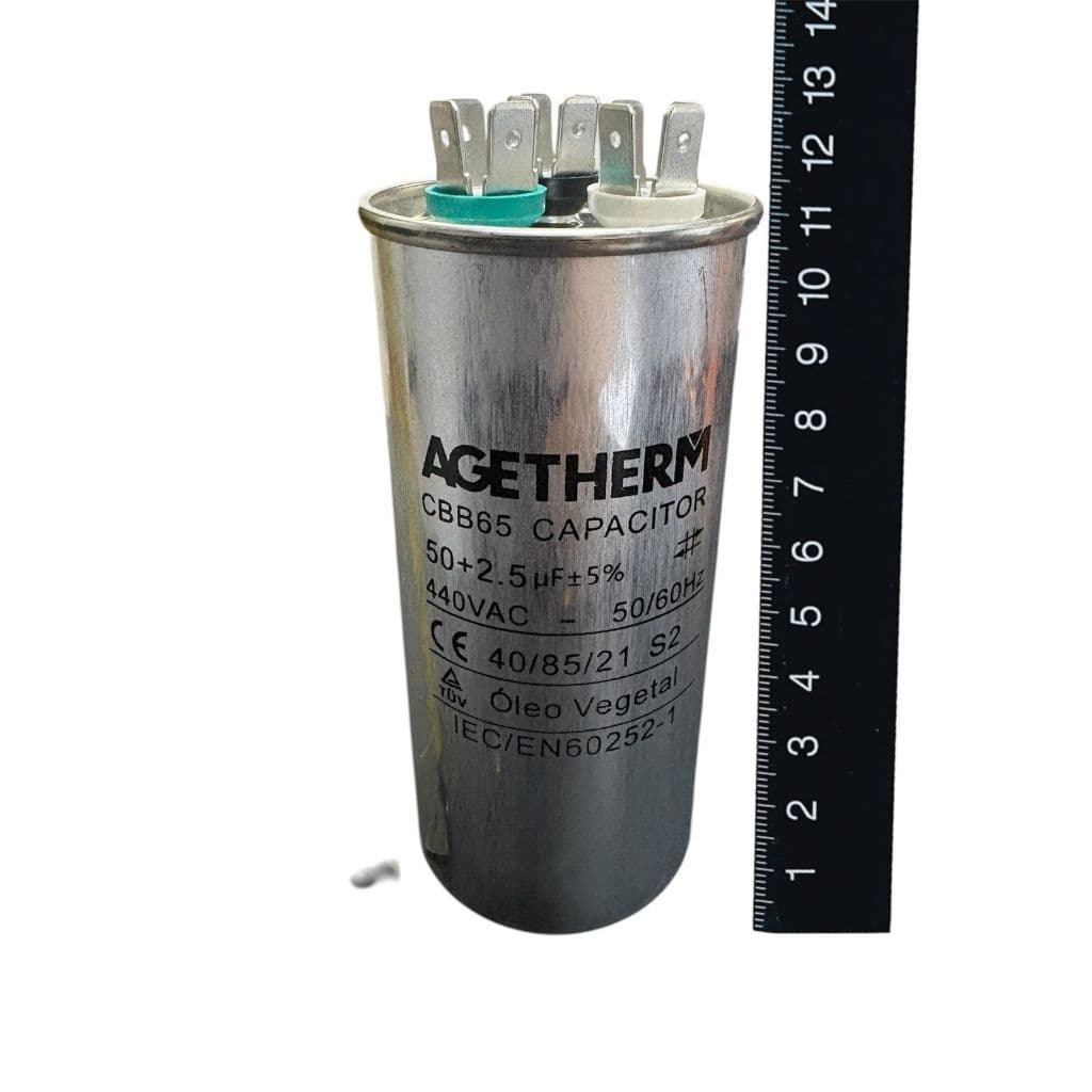 Capacitor de Partida Duplo 50+2,5 440V