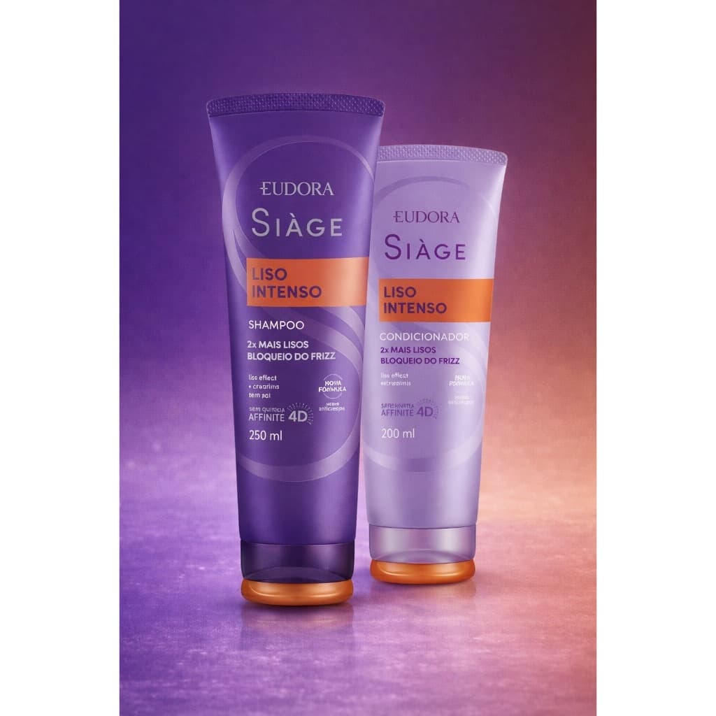 Kit Siàge Liso Intenso – Shampoo 250ml + Condicionador 200ml