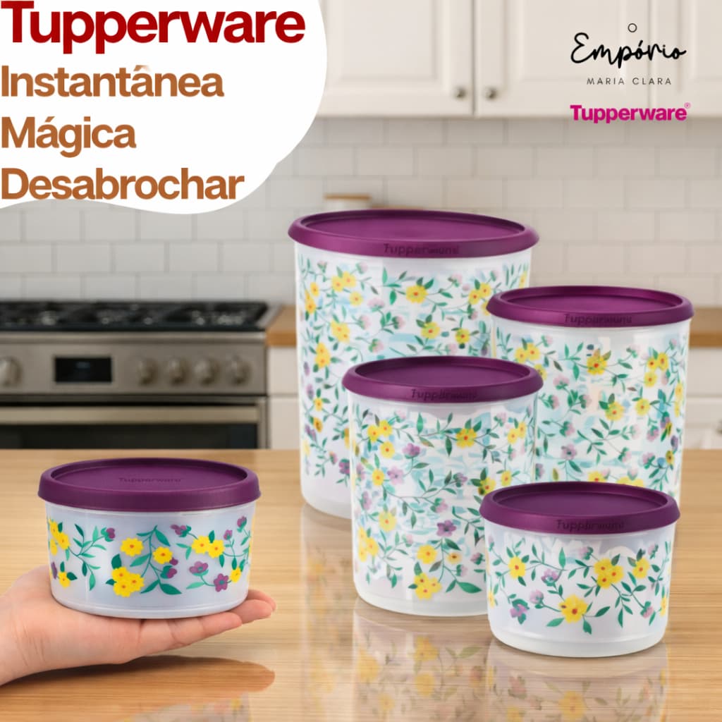 Tupperware Instantânea Mágica Desabrochar Tamanho a Escolher