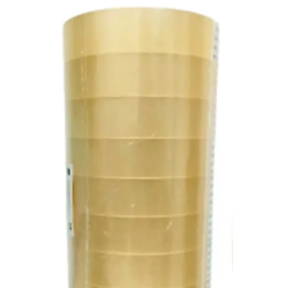 5 Fitas adesivas transparente 24mmx50m (Rolo Grande) - Melhor Preço