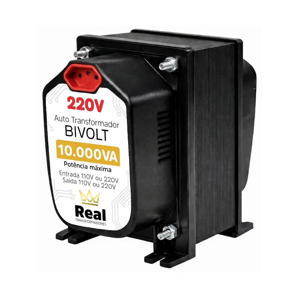 Auto Transformador 10000VA 110V/220V 18000 BTUS Potente Tomada