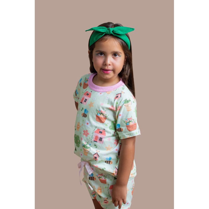 Pijama Infantil 100% Algodão - Coleção Jardim Encantado | Tal Pijama Tal Família